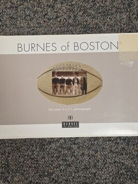 Burnes of Boston Football 3.5x5 Photo Frame Antiqued Bronze NIB
